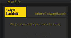 Desktop Screenshot of budgetblackbelt.com